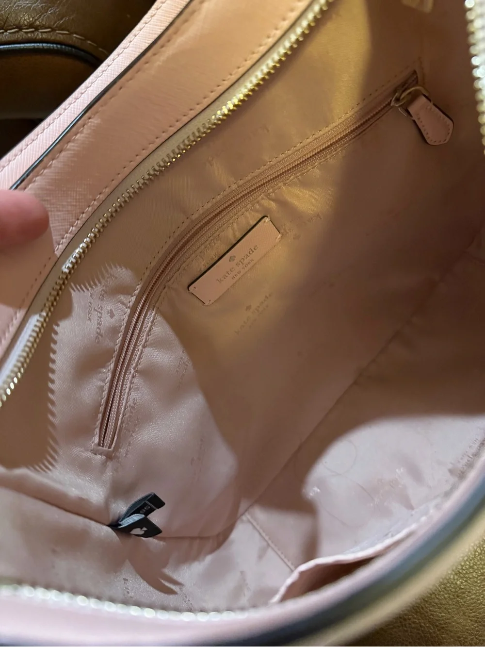 Kate Spade Perry Pink Saffiano Leather Shoulder Bag